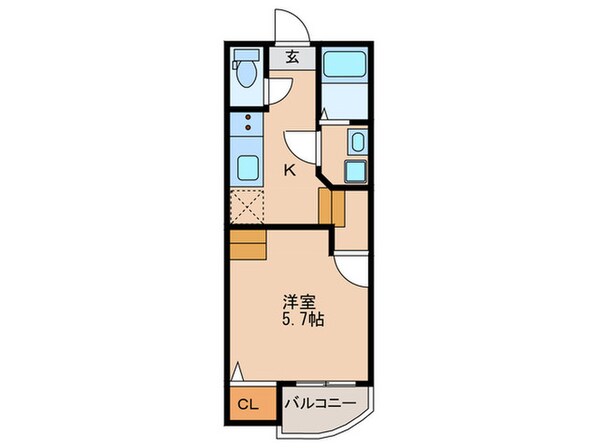 Ｃｒｅｏ姪浜壱番館の物件間取画像